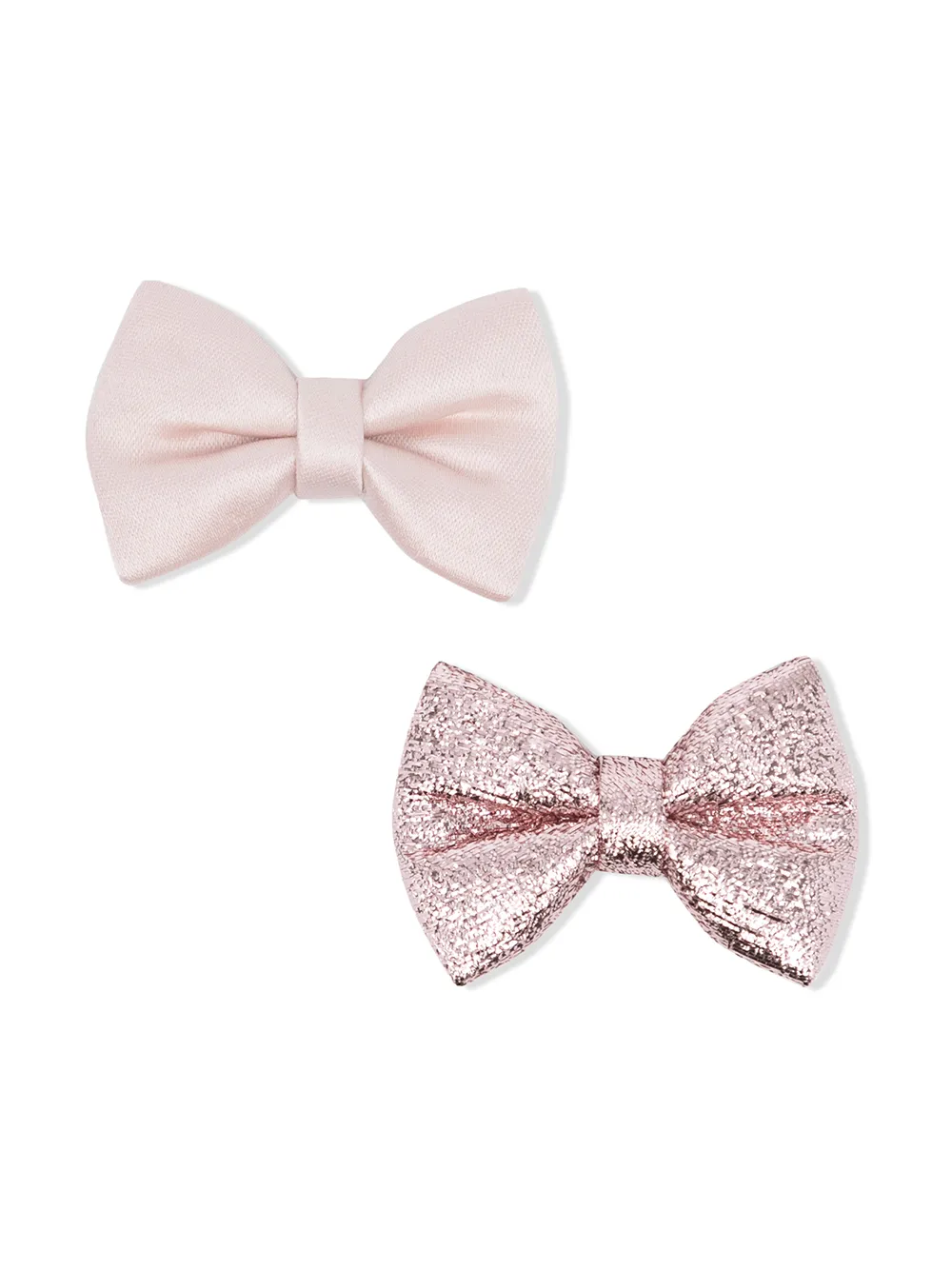 Hucklebones London пара заколок для волос с бантом Розовый SS211007 16403506