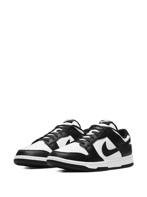 nike dunk lows black and white