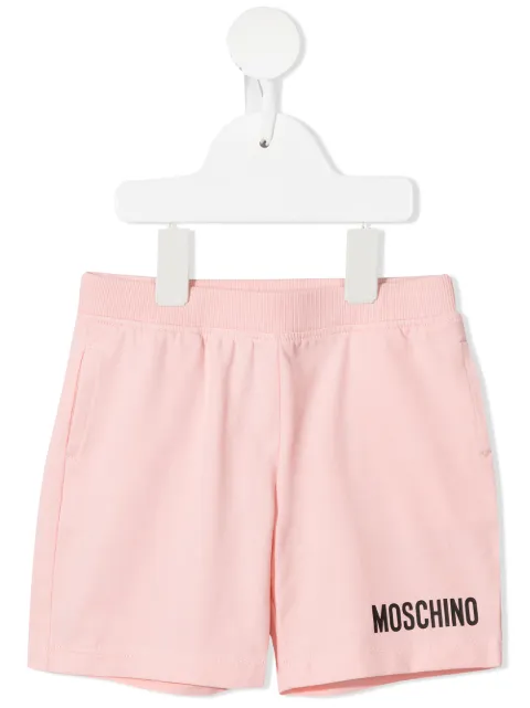 Moschino Kids شورت بطبعة شعار الماركة