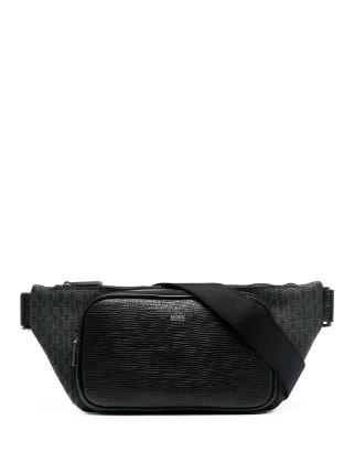 hugo boss belt bag leather