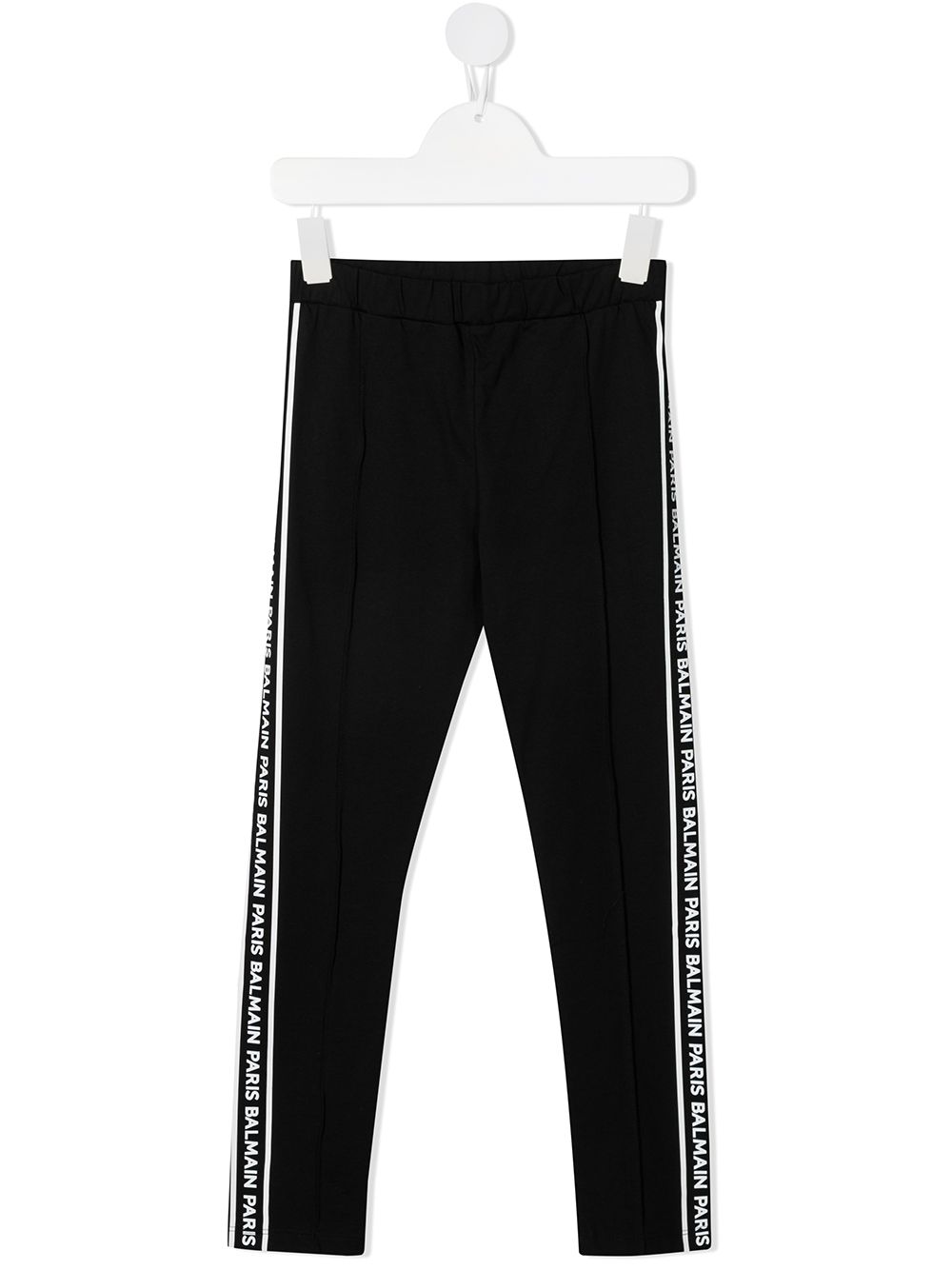 

Balmain Kids logo-tape track pants - Black