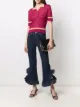 Image 2 of L'Autre Chose contrast-trim lurex polo shirt