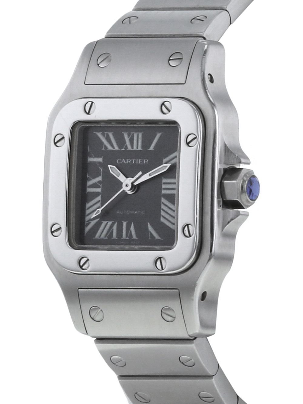 фото Cartier наручные часы santos pre-owned 24 мм 2000-х годов