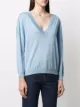 L'Autre Chose V-neck fine-knit jumper