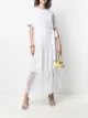 Image 2 of Ermanno Ermanno long lace detail T-shirt dress