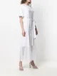 Ermanno Ermanno long lace detail T-shirt dress