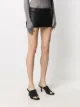 Ann Demeulemeester leather mini skirt
