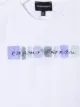 Emporio Armani Kids playera con logo estampado