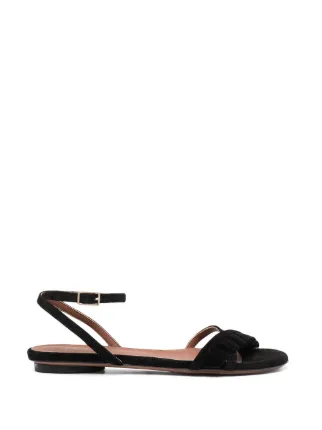 cross strap flat sandals
