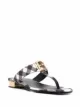 Image 2 of Balmain Sofia gingham-print flat sandals