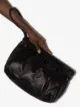 Isabel Marant Luz ribbed ruched clutch