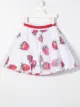 Image 2 of Monnalisa strawberry-print cotton skirt
