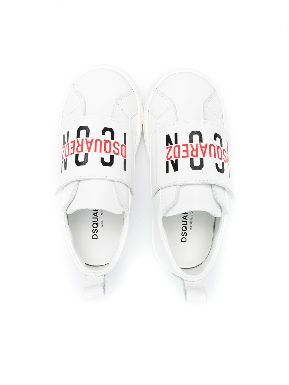 фото Dsquared2 kids кроссовки d2kids icon на липучках