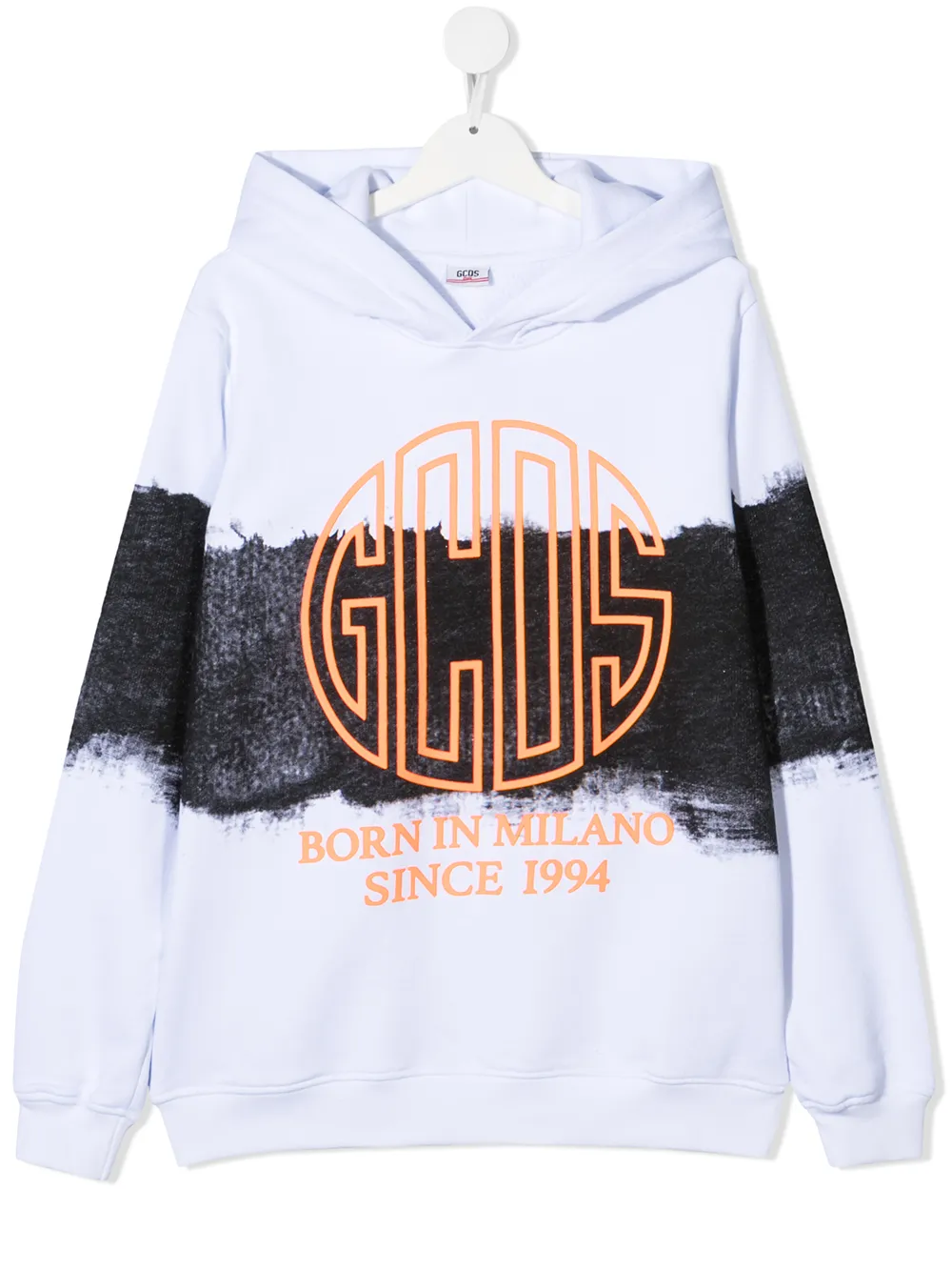 фото Gcds kids teen colour-block cotton hoodie