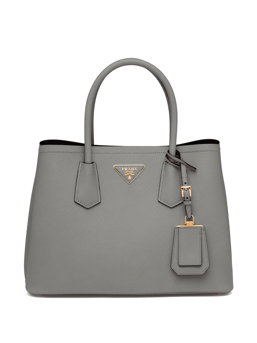 Prada Double kleine draagtas Grijs