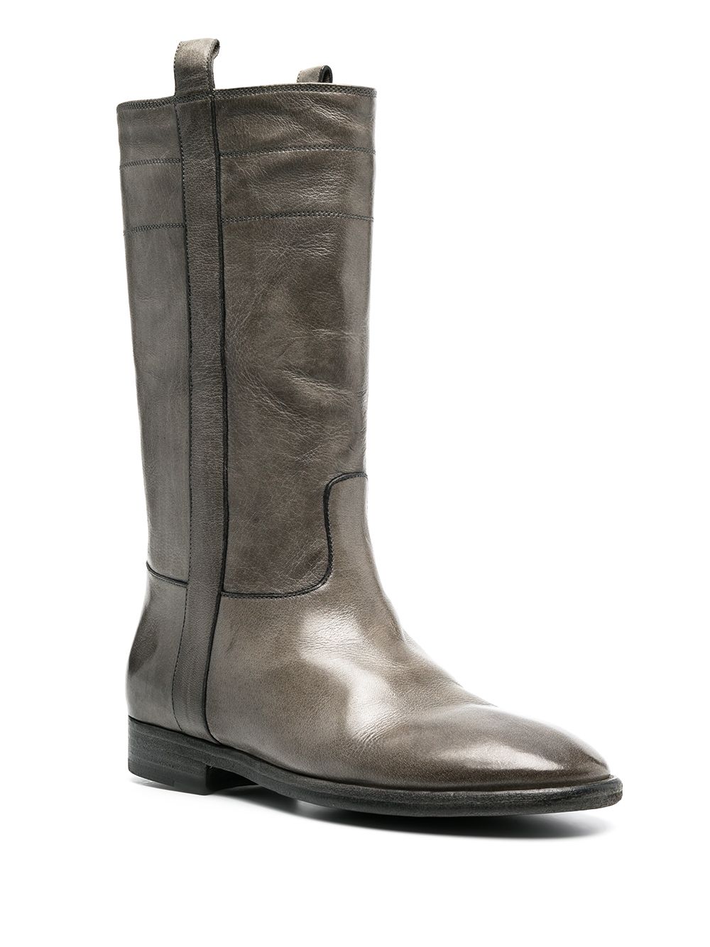 фото Sartore flat leather boots