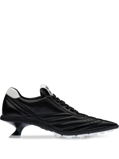 Miu Miu mid-heel pointed toe sneakers