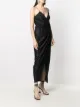 LIU JO glitter-detail wrap dress