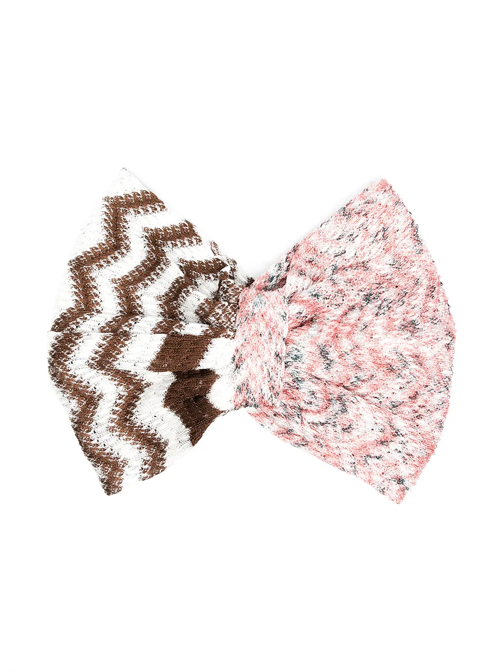 фото Missoni повязка на голову в технике кроше