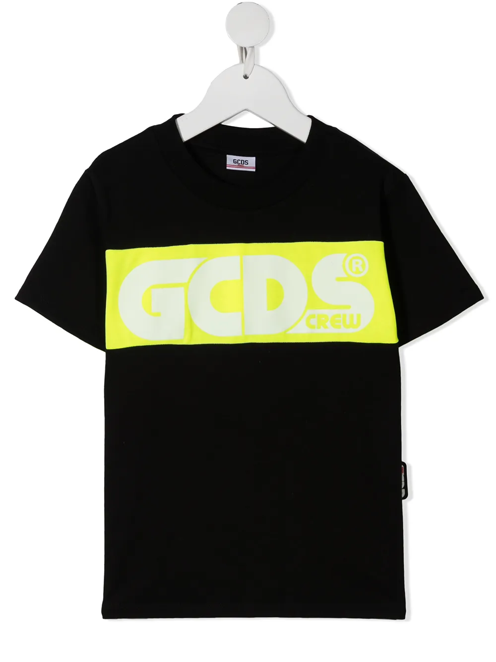 

Gcds Kids colour-block logo T-shirt - Black