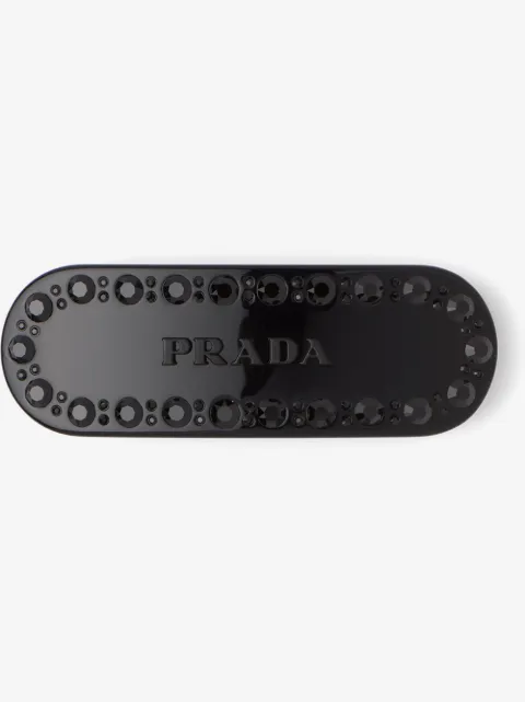 Prada プラダ ビジュートリム ヘアクリップ