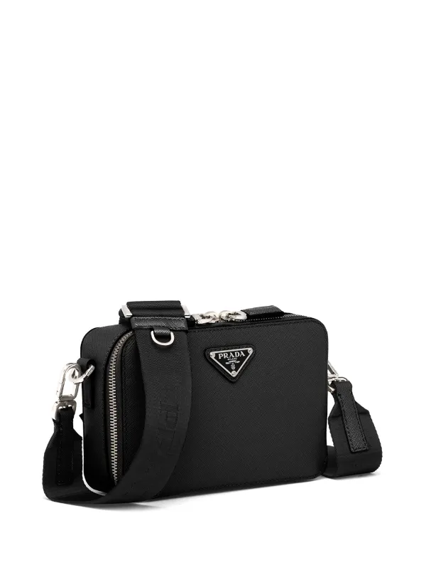 Prada Pouch Detail Messenger Bag - Farfetch