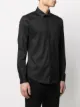 Emporio Armani long-sleeved cotton-blend shirt