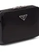 Prada logo-plaque shoulder bag