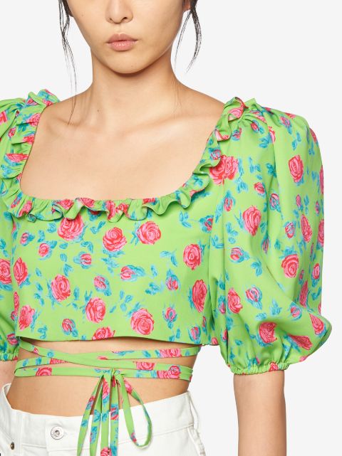 miu miu embroidered blouse