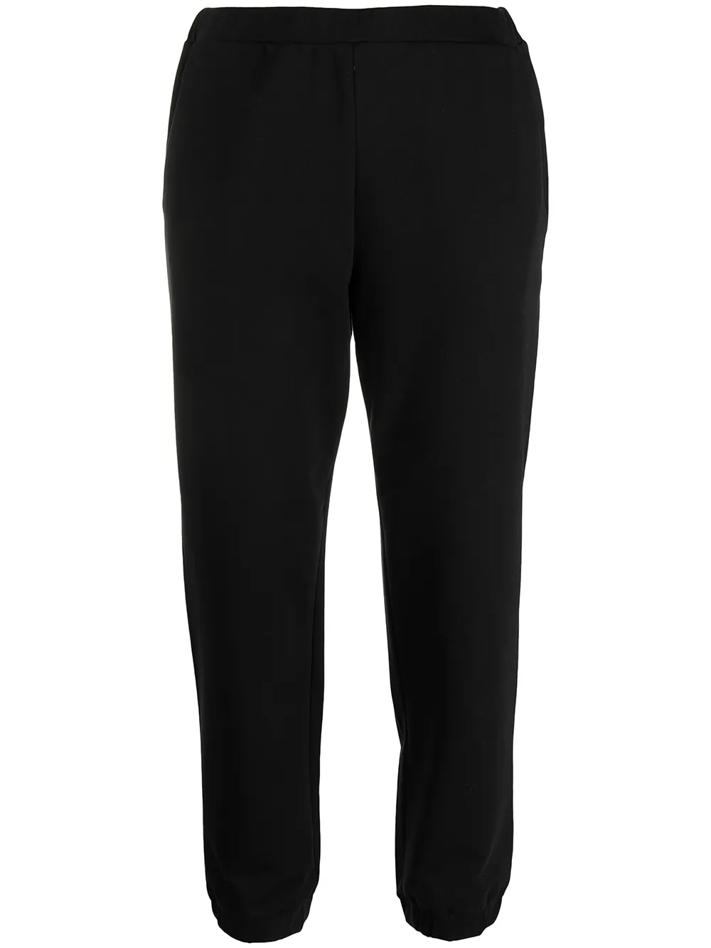 

Love Moschino pants de corte capri - Negro