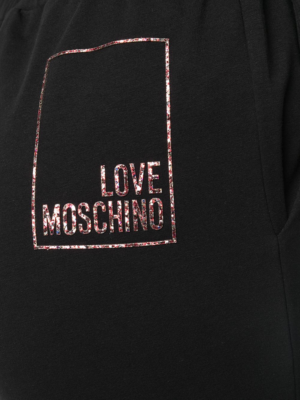 фото Love moschino укороченные спортивные брюки