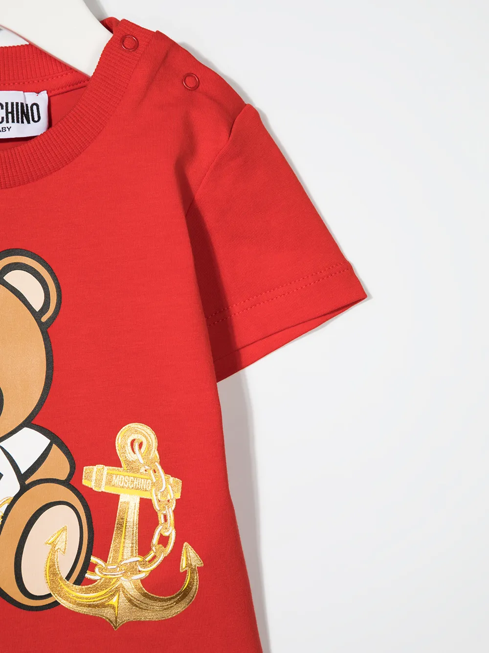 фото Moschino kids футболка с логотипом