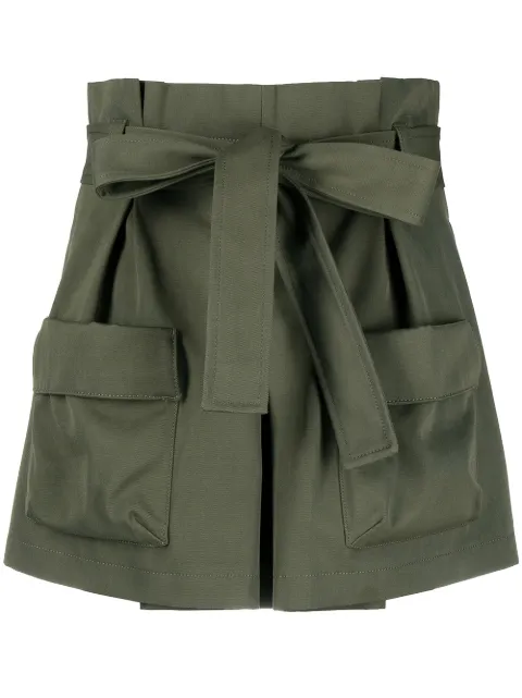 RED Valentino ベルテッド カーゴショーツ