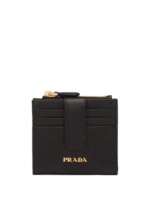 Prada cartera pequeña de piel saffiano