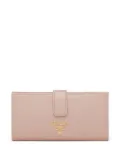 Prada long logo wallet - Pink