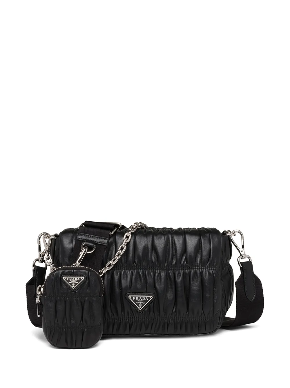 

Prada gaufré-effect shoulder bag - Black