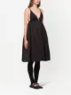 Prada robe évasée à fines bretelles