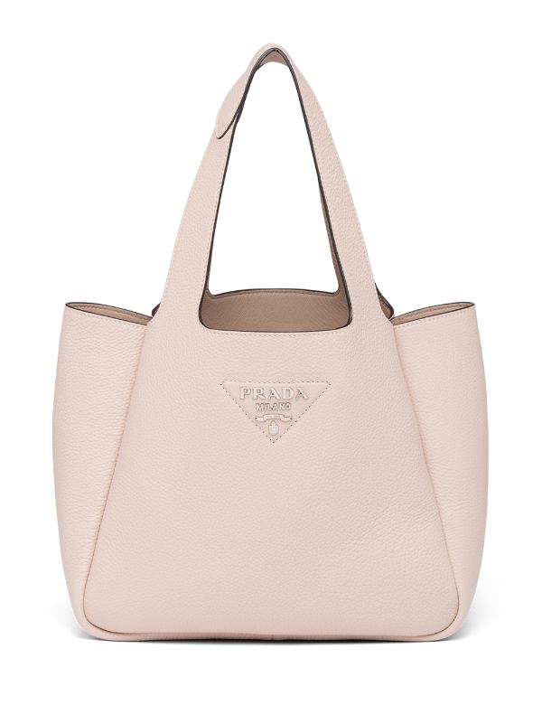 Shop Prada Dynamique logo tote bag with Afterpay - Farfetch Australia