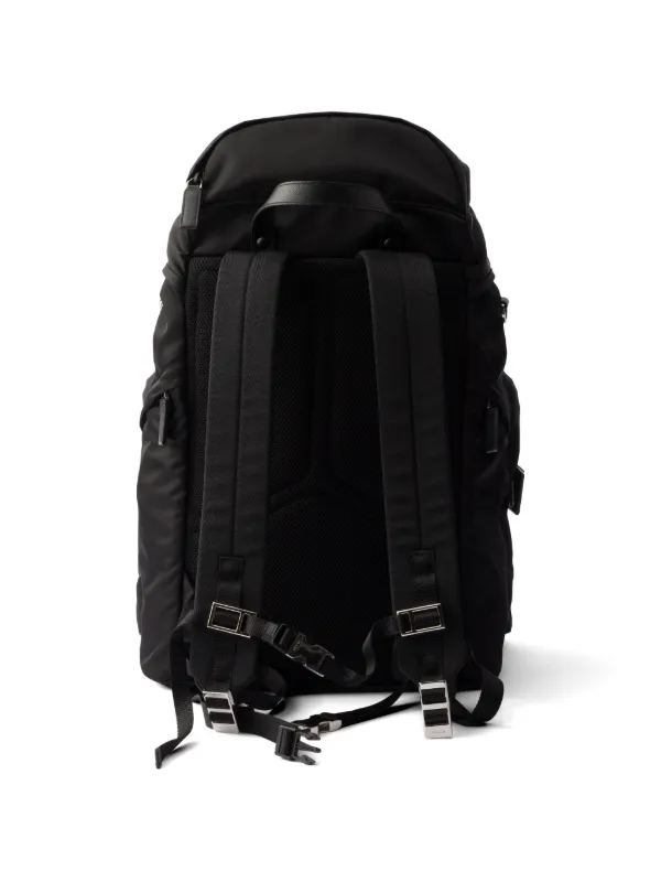 Prada Re-Nylon multi-pocket Backpack | Black | FARFETCH