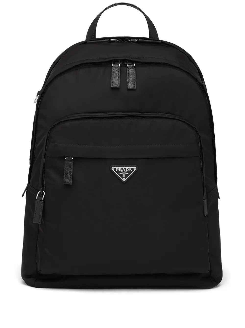 Image 1 of Prada Re-Nylon logo-plaque backpack