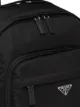 Prada Re-Nylon logo-plaque backpack