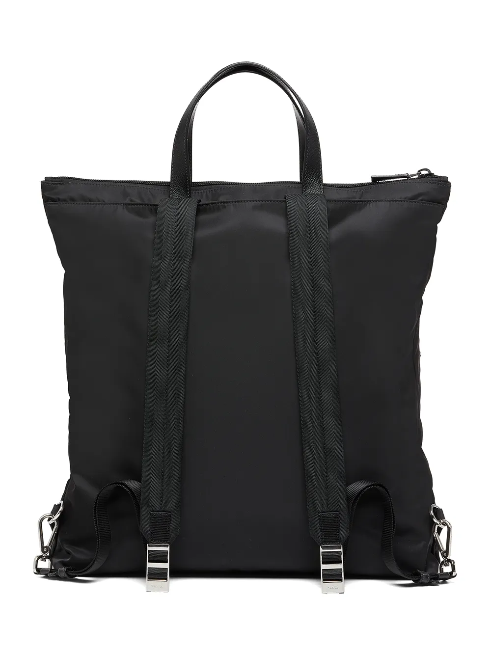 Prada Trianglelogo Backpack In Black ModeSens