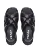 Prada woven flatform sandals