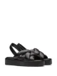 Image 2 of Prada woven flatform sandals