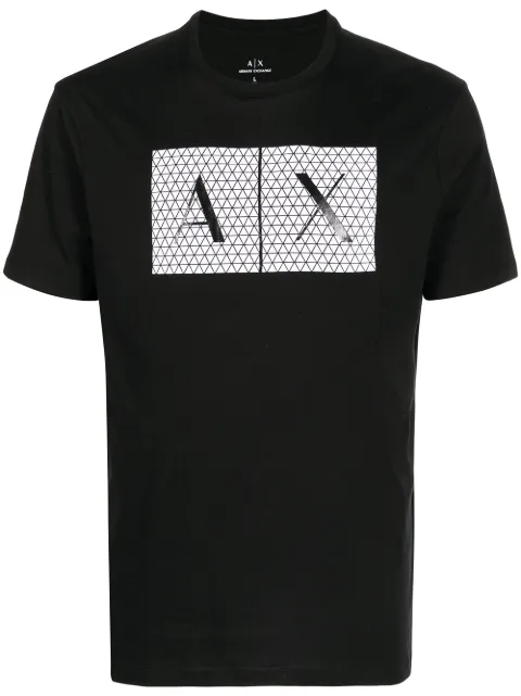 Armani Exchange logo-print cotton T-shirt