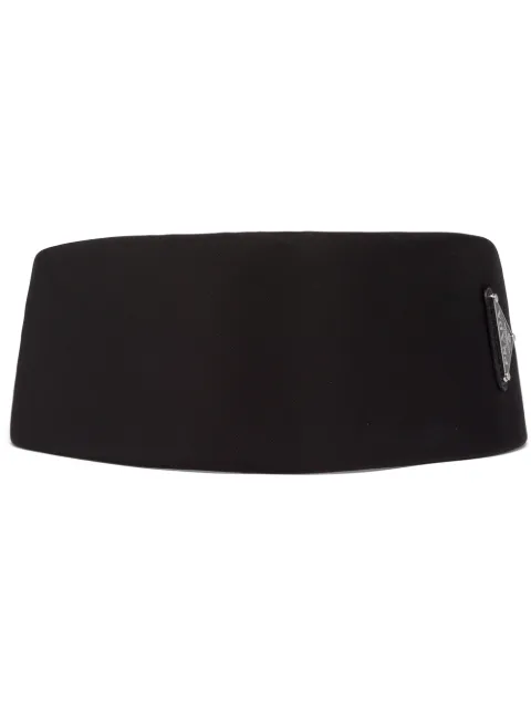Prada Re-Nylon triangle-logo headband