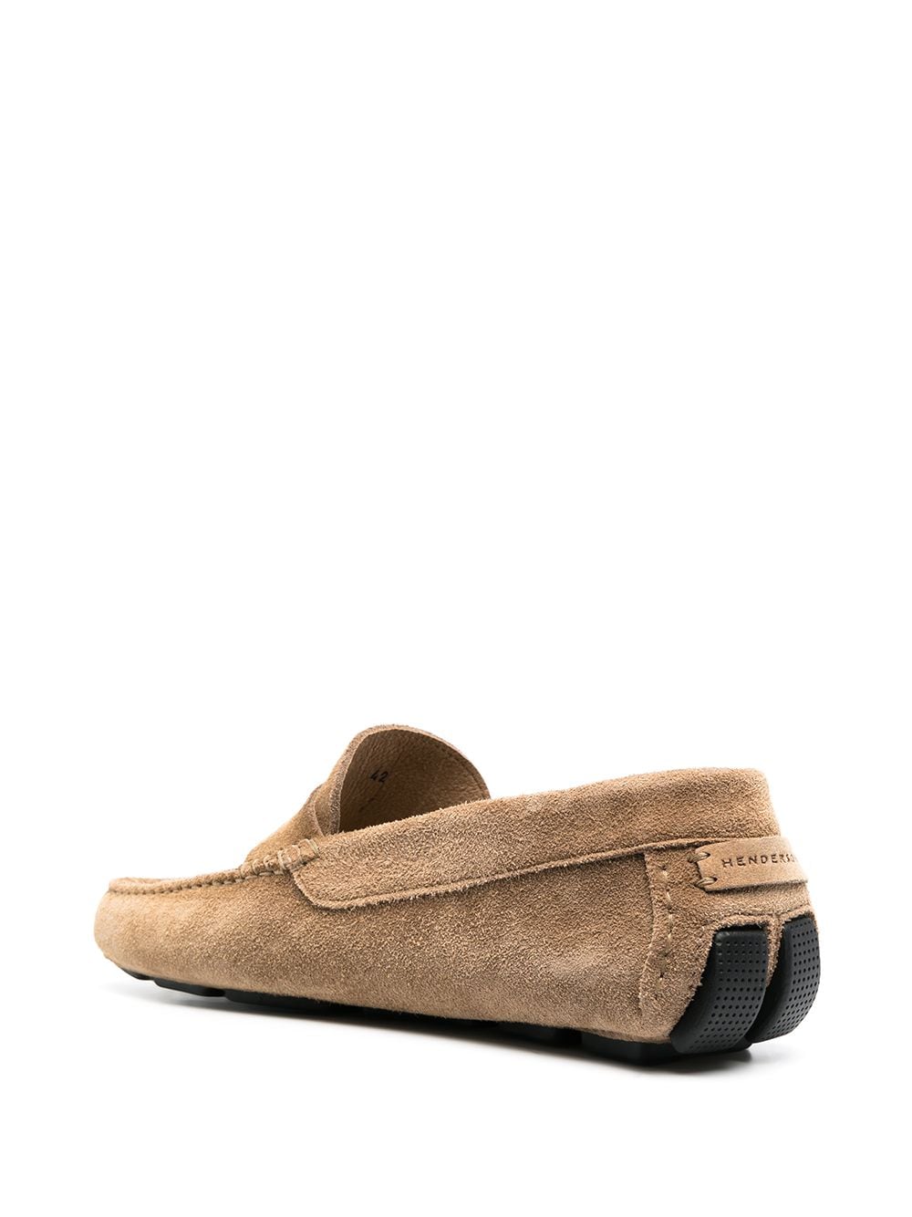 Shop Henderson Baracco Segmented-sole Suede Loafers In Neutrals