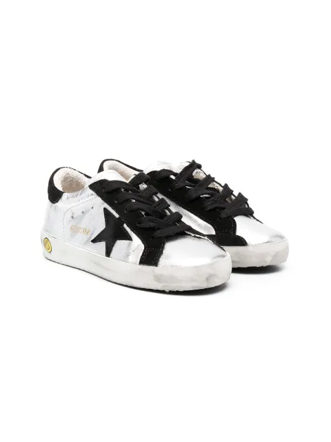 Golden Goose Kids - Superstar distressed sneakers