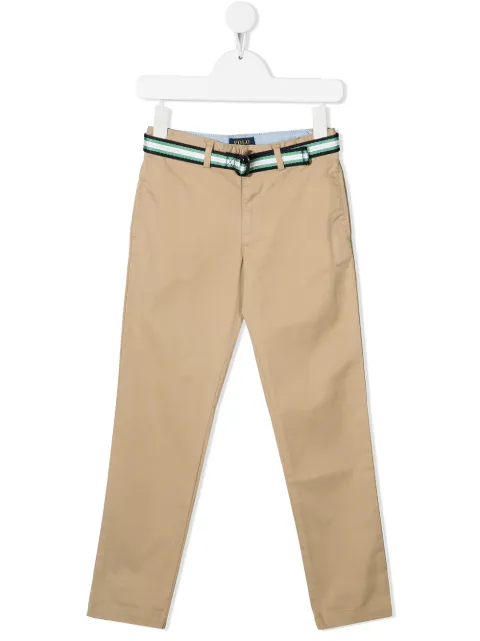 POLO RALPH LAUREN KIDS pantalones chino con bolsillos