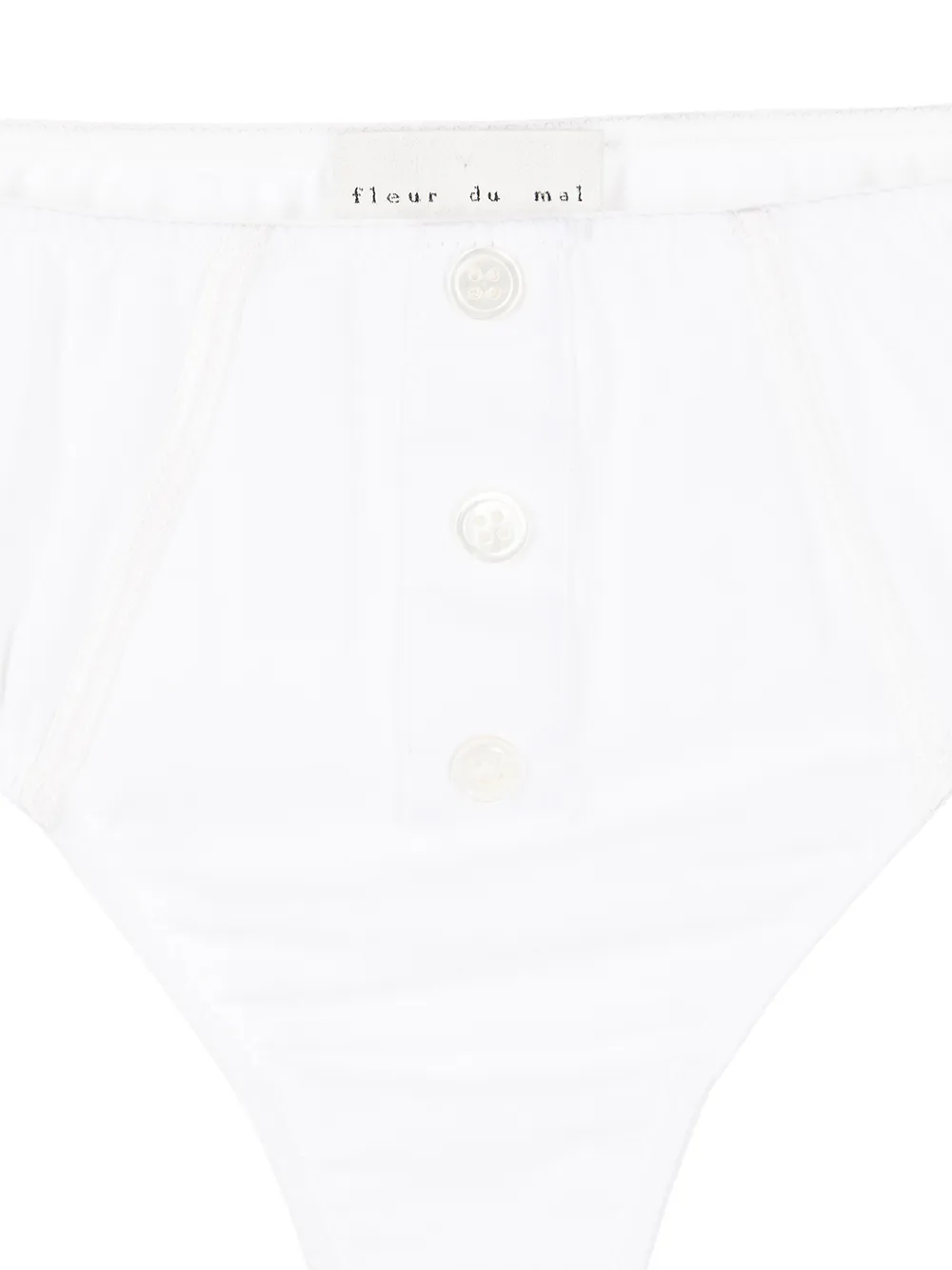 фото Fleur du mal трусы-брифы с пуговицами